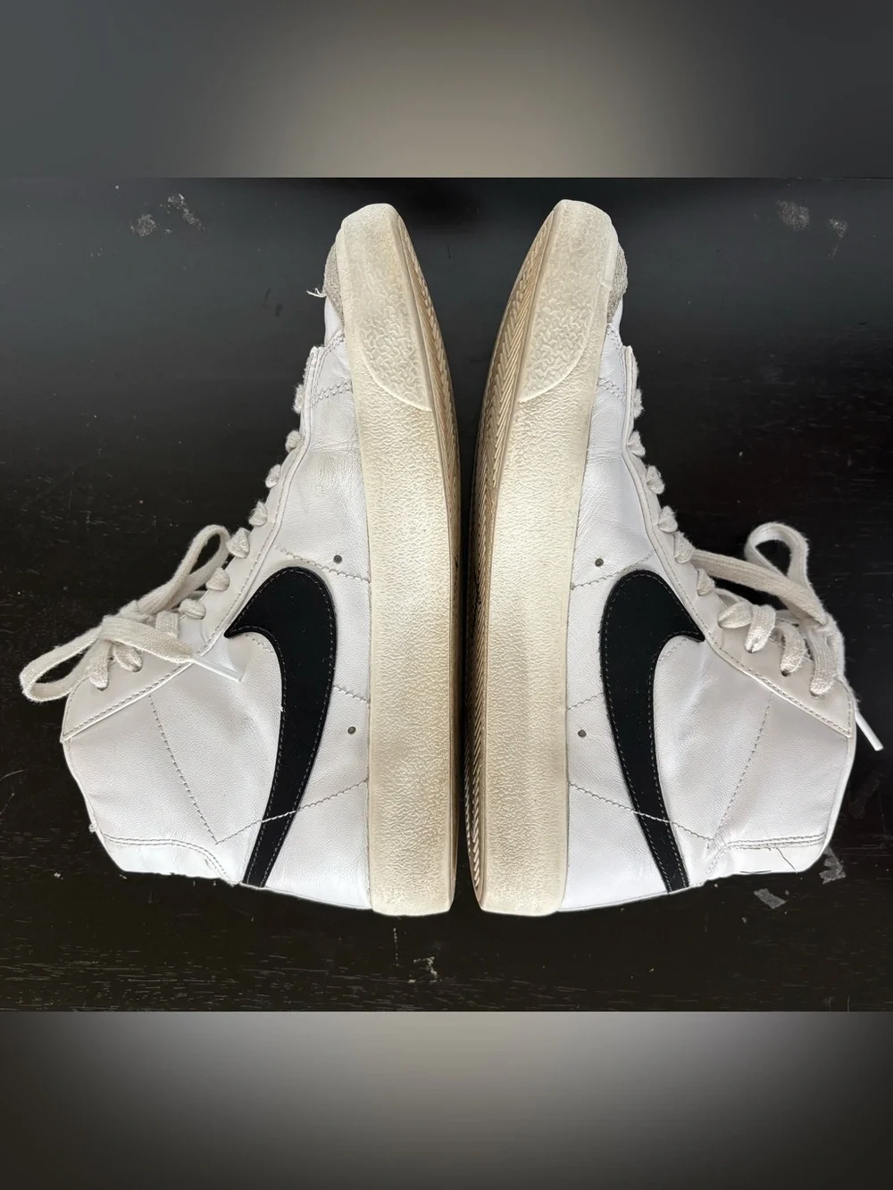 Nike Blazer Mid 77 Vintage White Black CZ1055-100 Womens Size 7.5 Sneakers Shoes - Picture 6 of 14